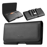 Funda Para Móvil De-bin Zhp126-xxlbk Negro, Para Cinturones