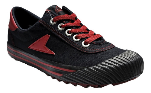 Zapatilla Power Retro Unisex Negro/rojo