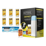 Kit Depilacion Depimiel Descartable 6 Roll On Y 100 Bandas