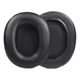 2 Pcs Breathable Headset Sponge Case, Color: Black Bright