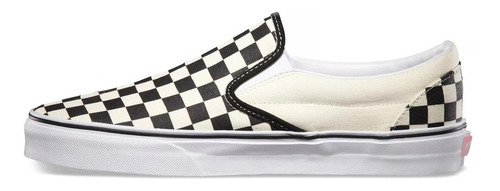 Tenis Vans Slip On Cuadros Blanco Negro 0eyebww