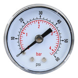 Manómetro Mecánico De Presión Para Aire, Aceite, Agua, 1/8 P