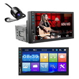 Central Multimídia Usb Bt Mp5 Player 7 Pol 1 Din Fiat Mobi