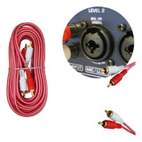 Cable De Audio Rca 2 Plugs Machos Dorados 4.5 Metros T3890