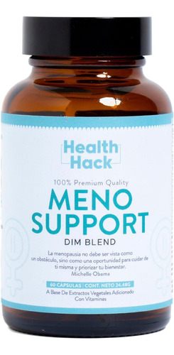 Meno Support Dim Blend Apoyo Natural Para Menopausia 60 Cap Sabor Sin Sabor