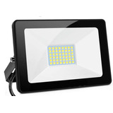 Reflector Led 30w Ip65 Extradelgado Luz Blanca O Calida 