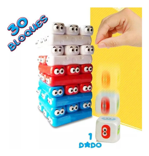 Juego De Mesa Infantil Tumbling Tower Juego Para Niños