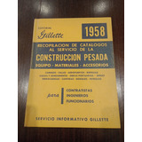 Antiguo Catalogo Año 1958 Motor Estacionario Maquinas Unico