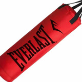 Saco De Boxeo Everlast 80lb Sand Bag Rojo Mma Red