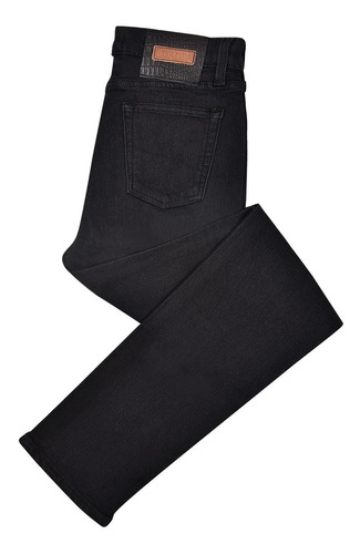 Jeans Cuadra Para Dama Corte Regular Fit Negro