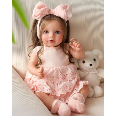 Ww Babeside Muñeca Bebé Reborn Realista Hecha A Mano 50 Cm