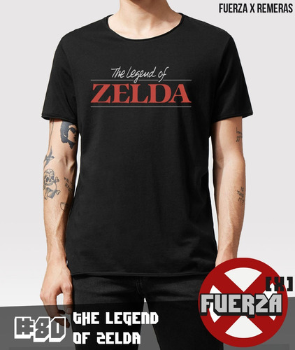 Remera The Legend Of Zelda  Videojuego #080