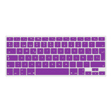 Protector Teclado Para Macbook Air Pro Retina Silicon Morado