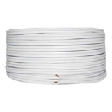 Cable Pot Duplex Cal 10 Blanco 100m Antiflama 100% Cobre Cdc