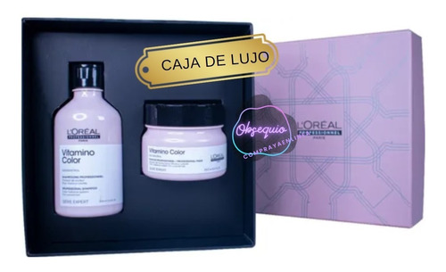 Kit Loreal Shampoo Tratamiento Vitamino - mL a $990