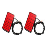 2 Luces Led De Freno De Coche, 15 Led, Estilo F1, Universal