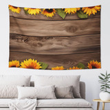 Adanti Sunflowers Wooden Board Print Tapestry Decorative Wa.