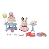 Calico Critters Esmoquin Cat Girl Party Time Playset, Juego