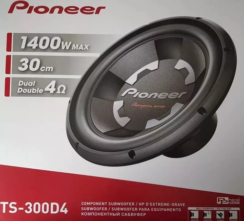 Subwoofer Pioneer 1400w Nuevo Promo Producto De Vidriera