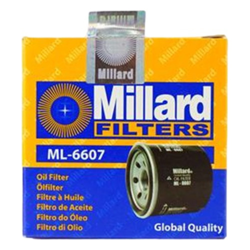 Filtro Aceite Ml-6607 Millard Wix 51365 Mazda 3 323 626 B260 Foto 2