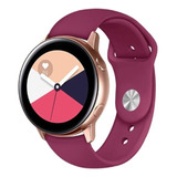 Correa Compatible Samsung Watch Active 1 & 2 Vinotinto 20mm