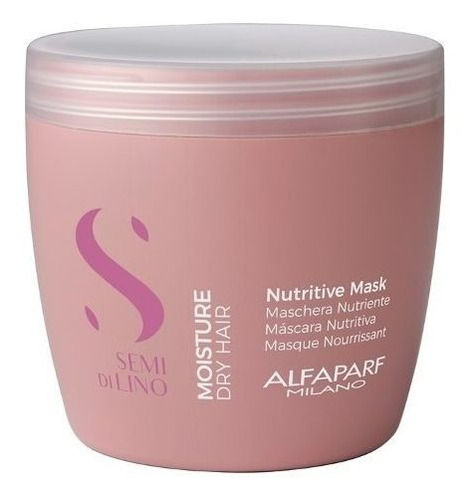 Máscara Alfaparf Semi Di Lino Moisture 500 Ml