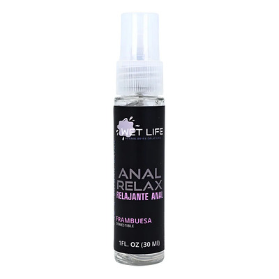 Wet Life Anal Relax 30ml Lubricante Anal Desensibilizador Frambuesa | Meses sin interés