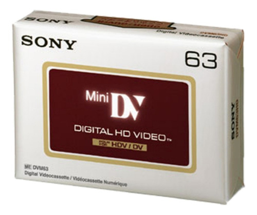 Cassette Sony Mini Dv Hdv/dv - 63 Minutos - Nuevos Sellados