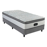 Colchón Y Sommier Simmons Beautyrest Silver 1 Plaza 190x80