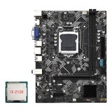 Placa Base De Sobremesa B75m-+i3-2120 Cpu Lga 1155 Usb 3.0 3