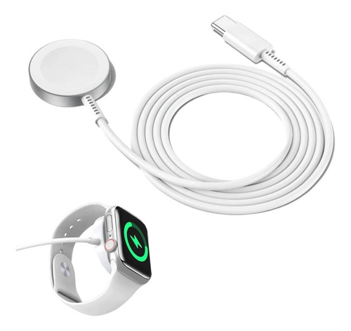 Cargador Usb C Magnético Para Apple Watch Cable Carga Iwatch