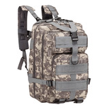 Mochila Tactica Militar Camping 30 Litros Gris Camuflaje