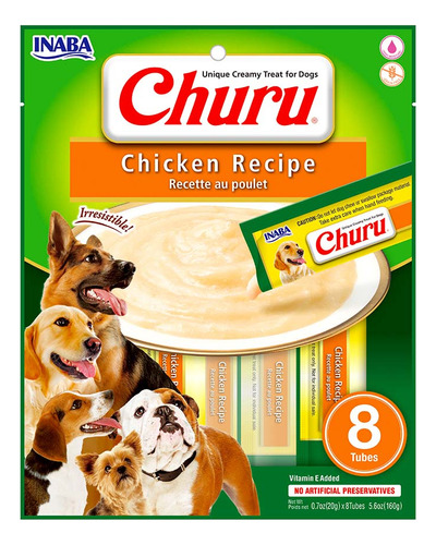 Churu Para Perro Pollo - 8 Und