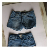 2 Shorts Jean Niña Talle Xs F21, Gherman