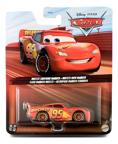 Rayo Mcqueen Rusteze Cars Metal 2.2 Disney Pixar Mattel