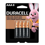 Duracell Pila Alcalina Aaa X8 Unidades Blister