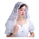 Mantilla De Encaje Capilla Iglesia Católica Velo Exquisita F