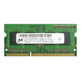 Memoria Ddr3 Micron 2gb 1rx8 Pc3-10600s 1333mhz P/ Laptop