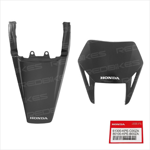 Kit Plastico Honda Tornado Colin Mascara Original Negro P1