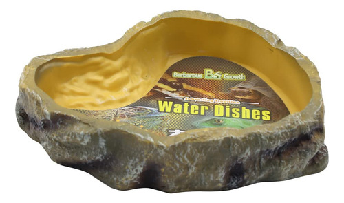 Plato De Agua Para Reptiles, Comedero De Resina Para Reptile