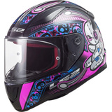 Casco Ls2 Ff353 Rapid Solid Mini Voodoo Para Niño Rosa