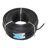 Rollo 100m Cable Coaxil Rg6 B/n In/ Ext. Rf Cctv Hd Tda Htec
