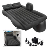 Colchón Inflable Para Auto Inflador 12v Y 2 Almohadas