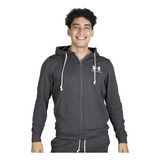 Campera Under Armour Sportstyle Terry Hombre Training Gris