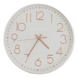 Reloj De Pared Blanco Moderno Minimalista Grande 30cm