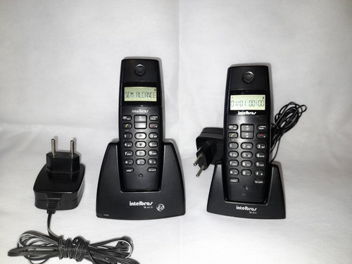 Telefone Sem Fio Intelbras Ts 40 Id Preto + Ramal Ts 40r