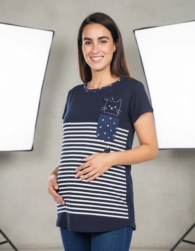 Blusa Maternidad Licra Algodon - 2006