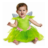 Disguise Baby Girls' Tinker Bell Deluxe Infant Costume,