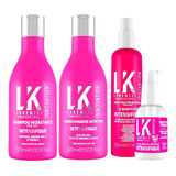 Kit Lokenzzi Intensifique Shampoo Condicionador Spray Gloss