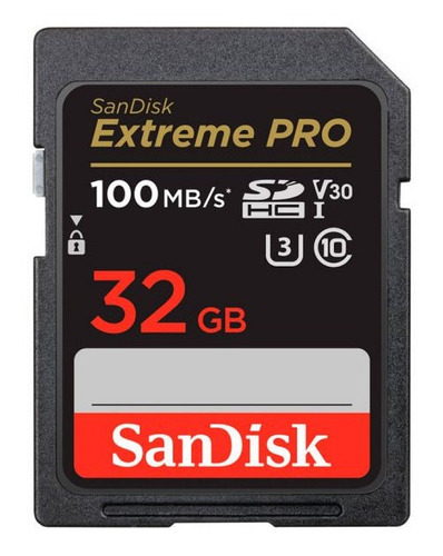 Tarjeta De Memoria 32gb Extreme Pro 100mb/s Sandisk